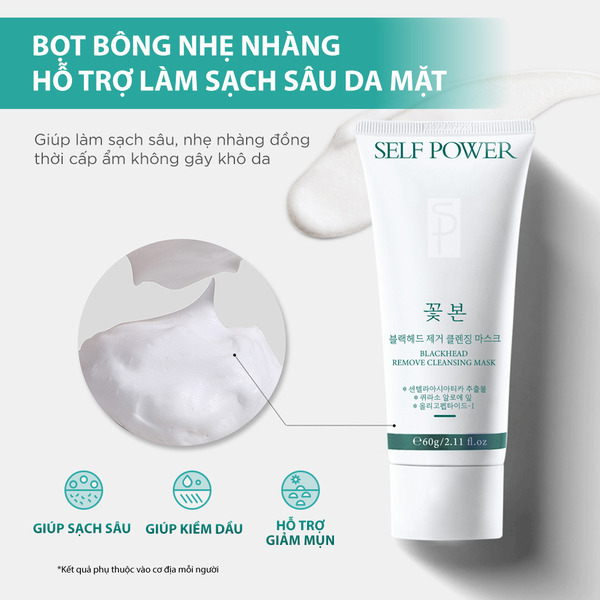 Sữa rửa mặt cho da nhờn cho nam SELF POWER
